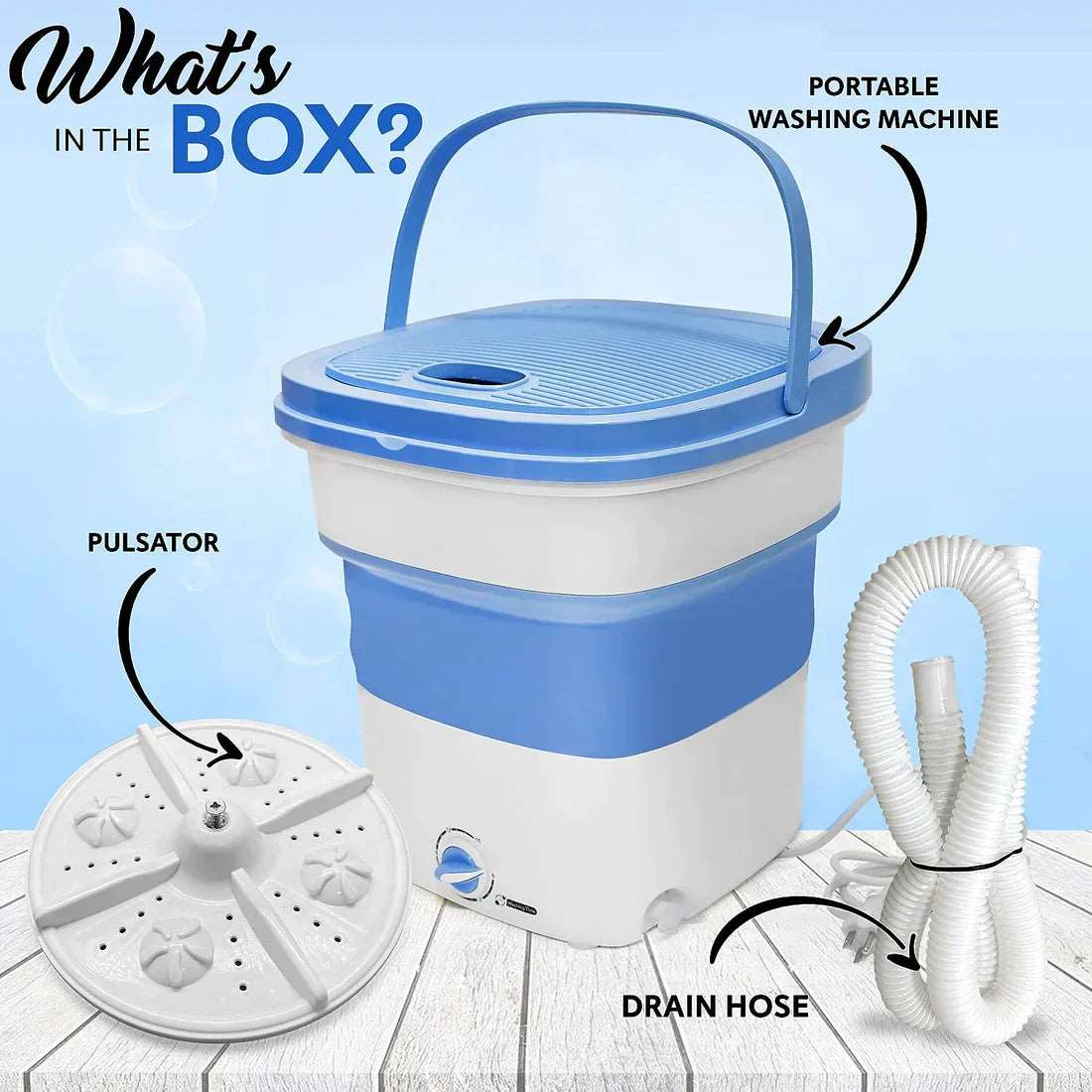 FOLDABLE MINI WASHING MACHINE